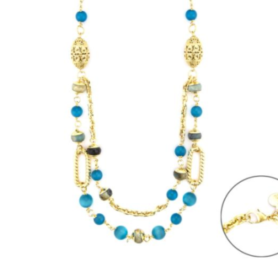 4Us Cesare Paciotti - Collana Amazzonite - Elegante