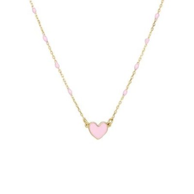 Rue Des Mille - Girocollo Cuore - Oro 18Kt - Smaltato