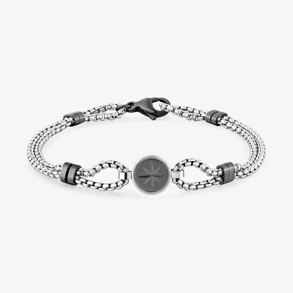 Brosway - Bracciale Poseidon - Acciaio - Rutenio