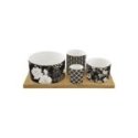 Easy Life - Set Aperitivo Art Deco - Porcellana - 29X13 Cm