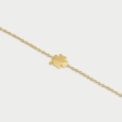 Rue Des Mille - Braccialetto Quadrifoglio - Argento 925 - Oro Rosa