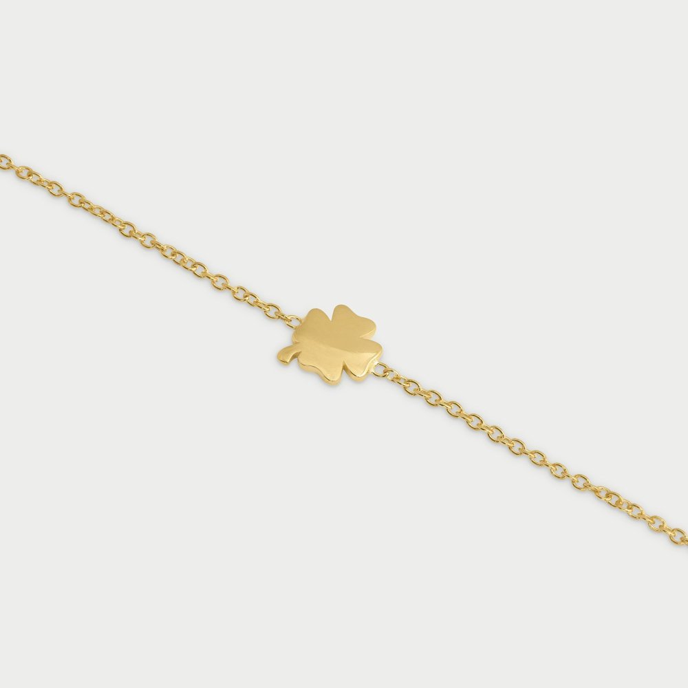 Rue Des Mille - Braccialetto Quadrifoglio - Argento 925 - Oro Rosa