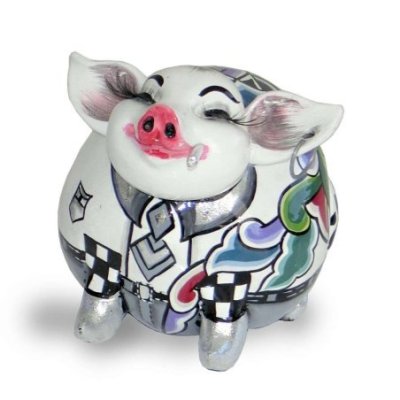 Toms Drag - Maiale Hendrik - Scultura Bianco