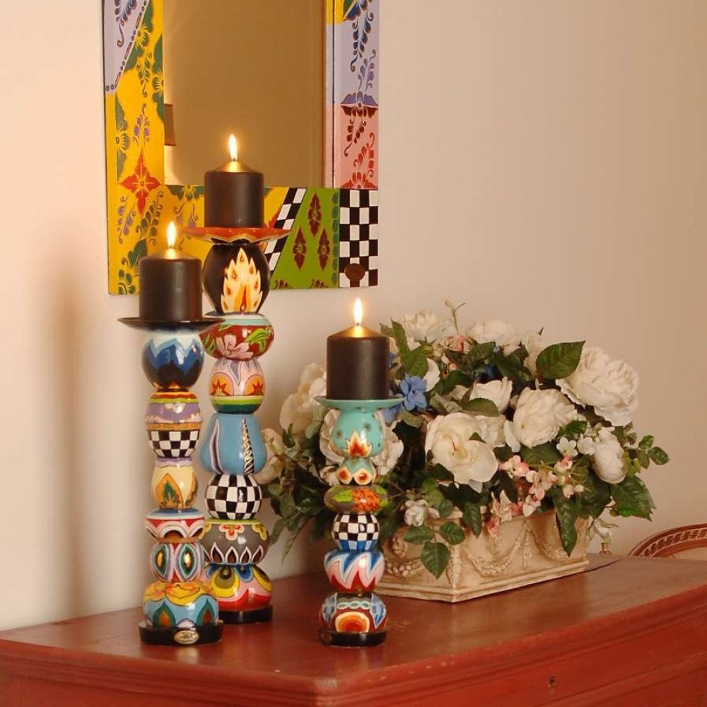 Toms Drag - Candelabro Rotondo S - Marmorin