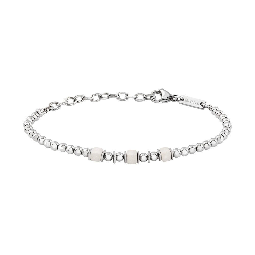 Breil Jewels - Bracciale Mixology - Acciaio - Ceramica Bianca