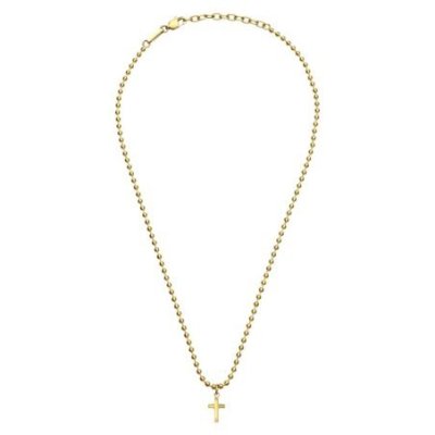 Breil Jewels - Collana Emblems - Acciaio Oro - Croce