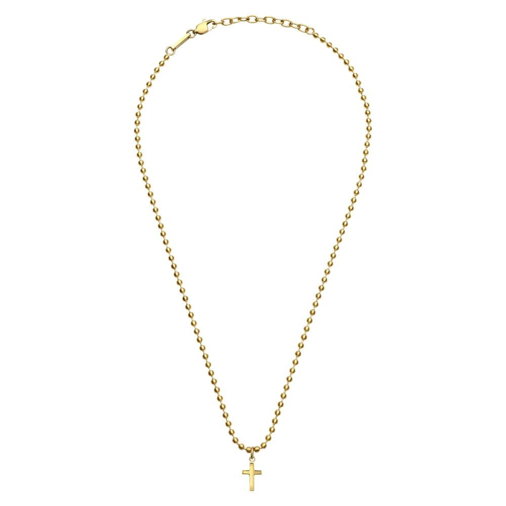 Breil Jewels - Collana Emblems - Acciaio Oro - Croce