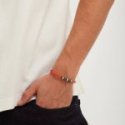Breil Jewels - Bracciale Wanderlust - Pelle Arancione - Acciaio
