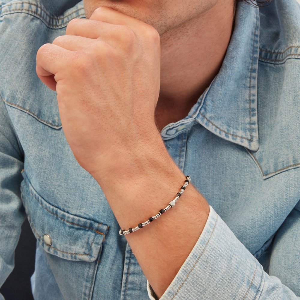 Breil Jewels - Bracciale Priam - Acciaio - Spinello Nero