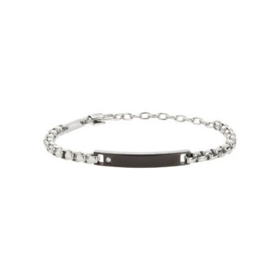 Breil Jewels - Bracciale Tag And Cross - Acciaio - Cubic Zirconia