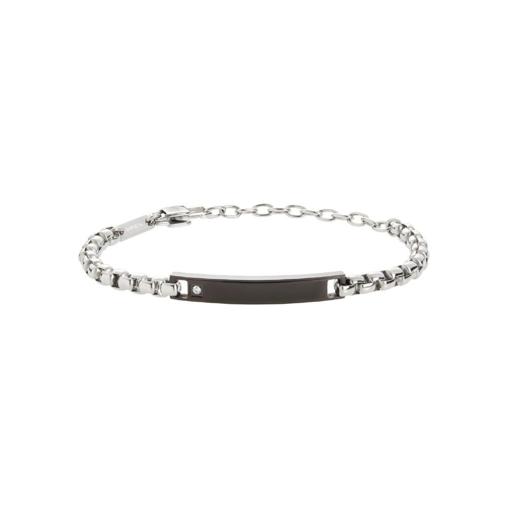 Breil Jewels - Bracciale Tag And Cross - Acciaio - Cubic Zirconia