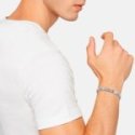 Breil Jewels - Bracciale Acciaio Satinato - Diamante Nero