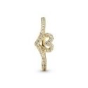 Anello Cuore Desiderio Scintillante