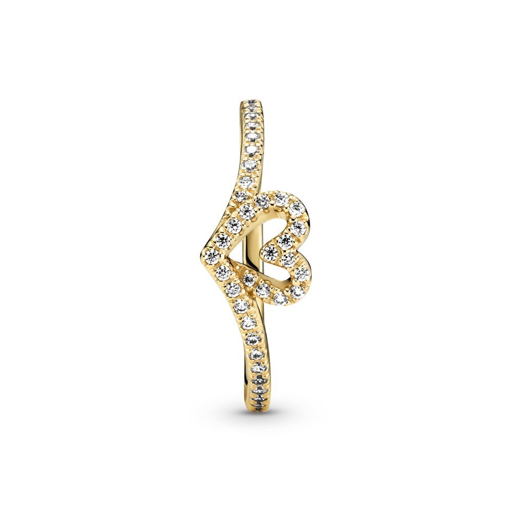 Anello Cuore Desiderio Scintillante