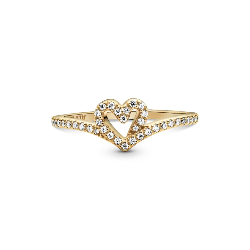 Anello Cuore Desiderio Scintillante