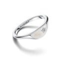 Anello Mezzo Sigillo con Smalto Pandora ME