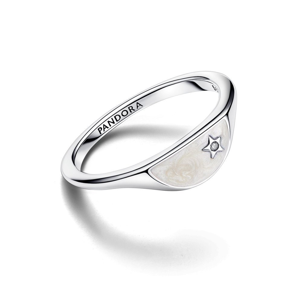Anello Mezzo Sigillo con Smalto Pandora ME