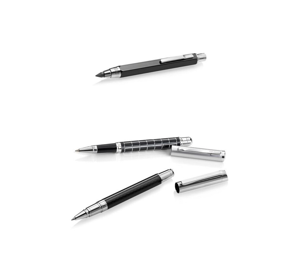 Ottaviani - Penna Roller Black Square - Cm 13