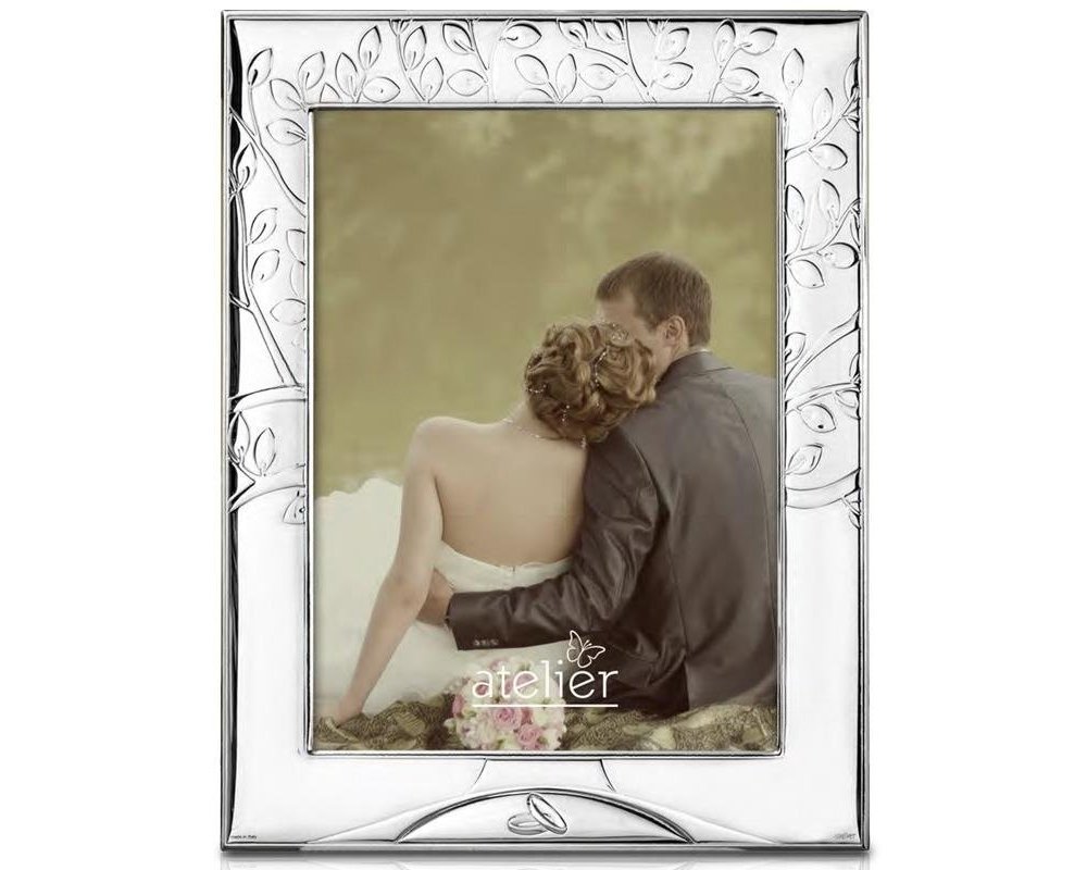 Atelier - Cornice Matrimonio - Argento - Legno