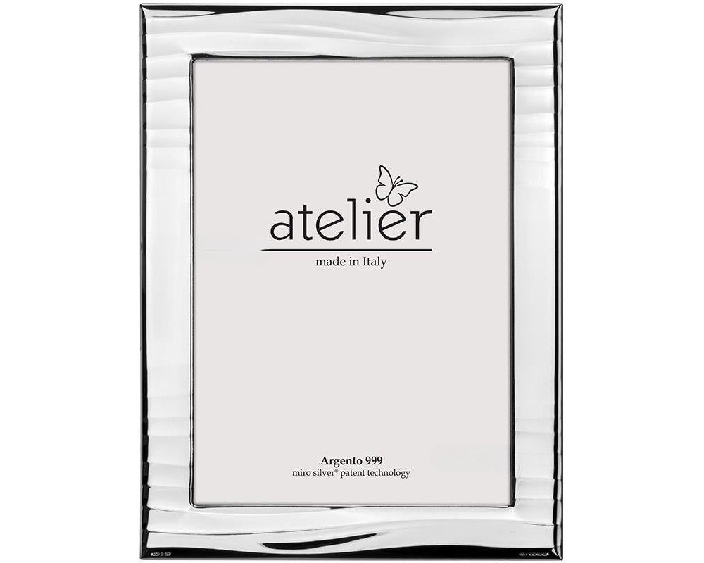 Atelier - Portafoto Alba - Argento Laminato - Legno