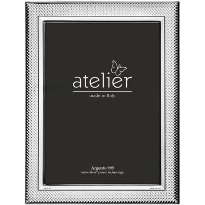 Atelier - Portafoto Linda - Argento Laminato - Legno