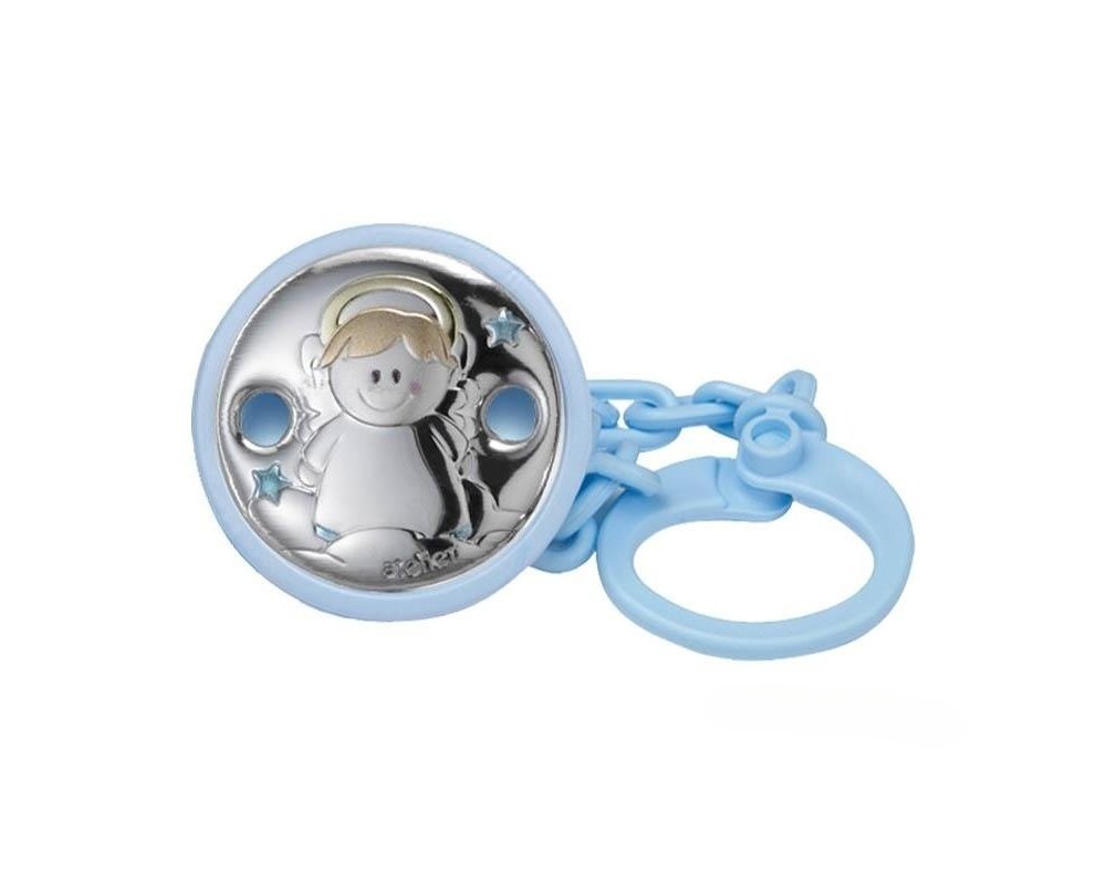 Atelier - Pinza Ciuccio Angelo Ae0421/C - Argento - Celeste