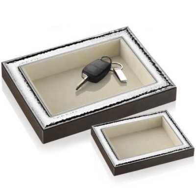 Atelier - Vuotatasche Pearl - Legno - Argento