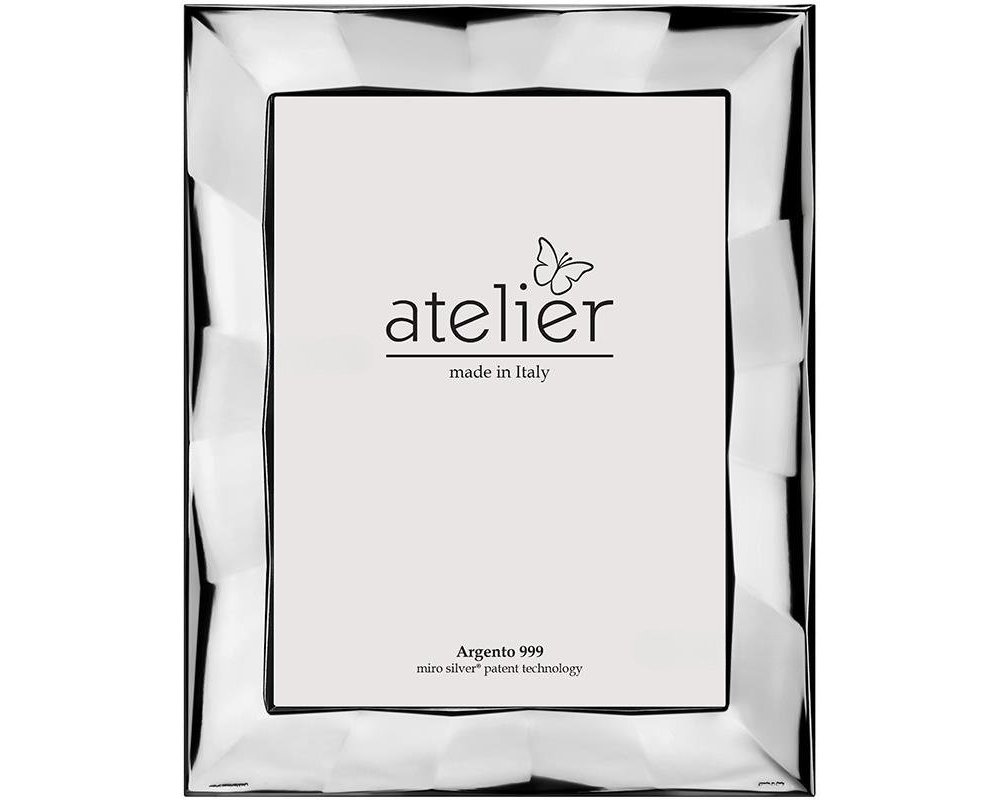 Atelier - Portafoto Mila - Argento Laminato - Legno
