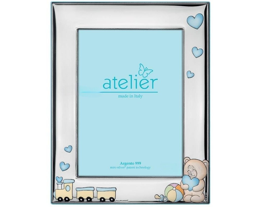 Atelier - Portafoto Trenino Ae3211/13R - Argento - Rosa