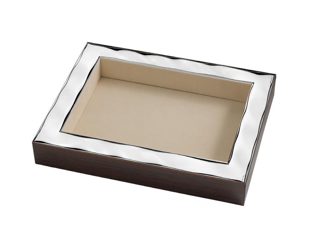 Atelier - Vuotatasche Gisele - Legno - Argento