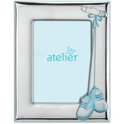 Atelier - Portafoto Scarpine - Argento - Legno