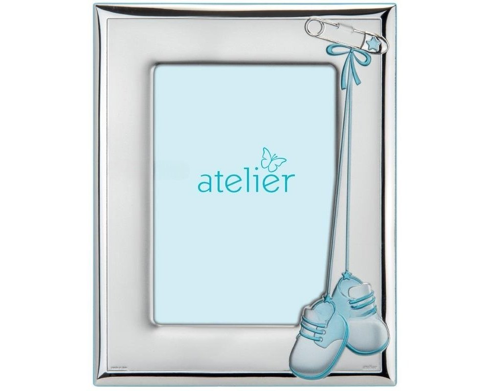 Atelier - Portafoto Scarpine - Argento - Legno