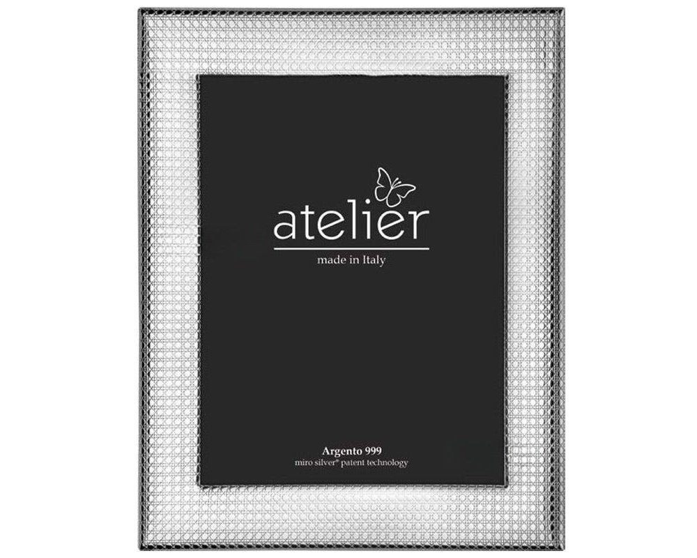 Atelier - Portafoto Clara - Argento Laminato - Legno