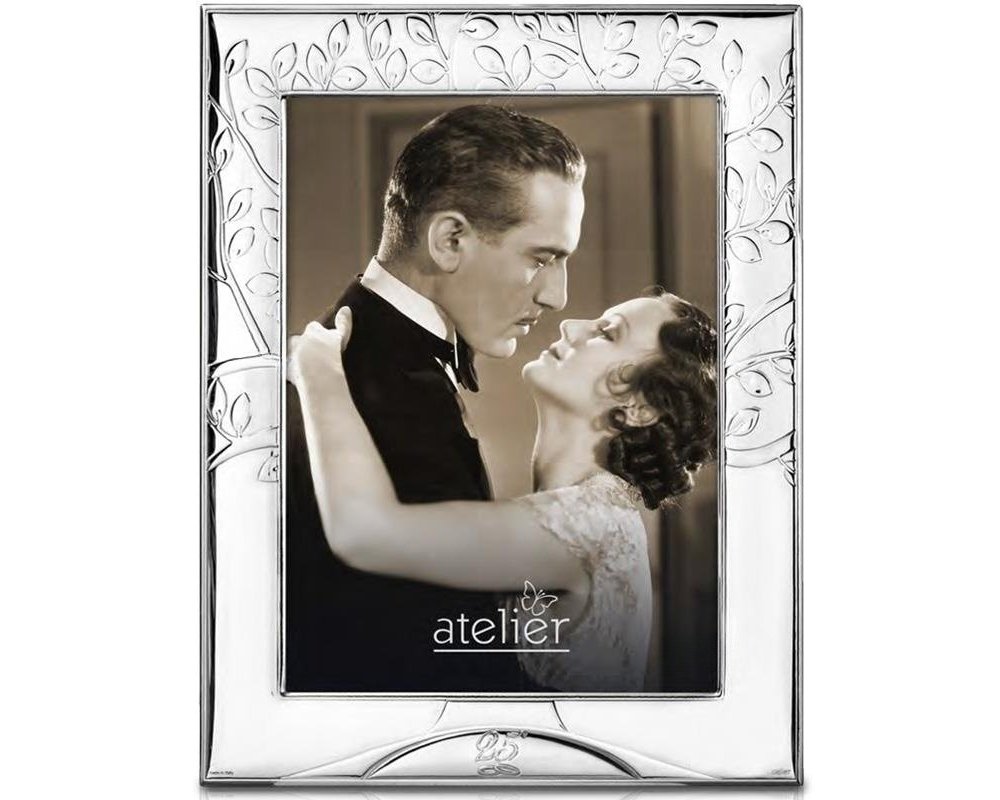 Atelier - Portafoto Anniversario - Argento - Legno