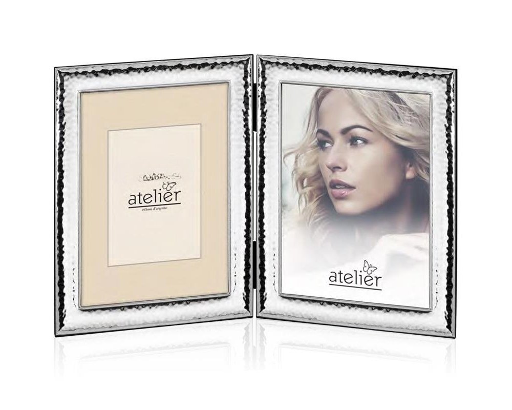 Atelier - Portafoto Pearl - Argento Laminato - Legno