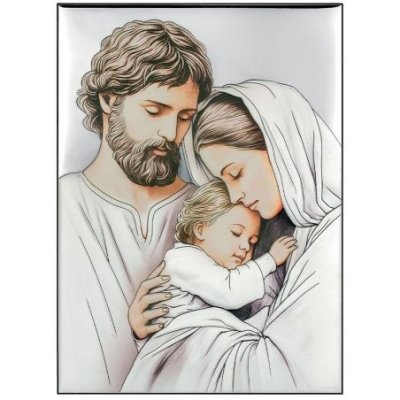 Atelier - Icona Sacra Famiglia - Argento Laminato