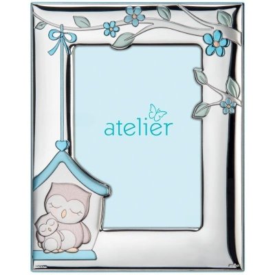 Atelier - Portafoto Gufetto - Argento - Legno