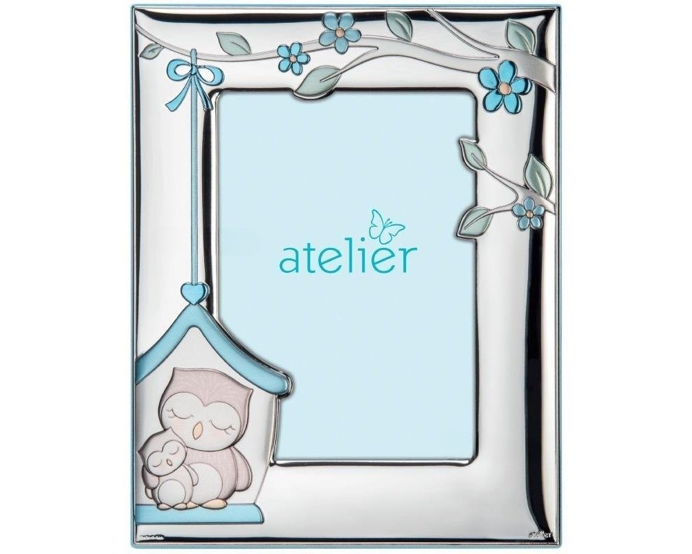 Atelier - Portafoto Gufetto - Argento - Legno