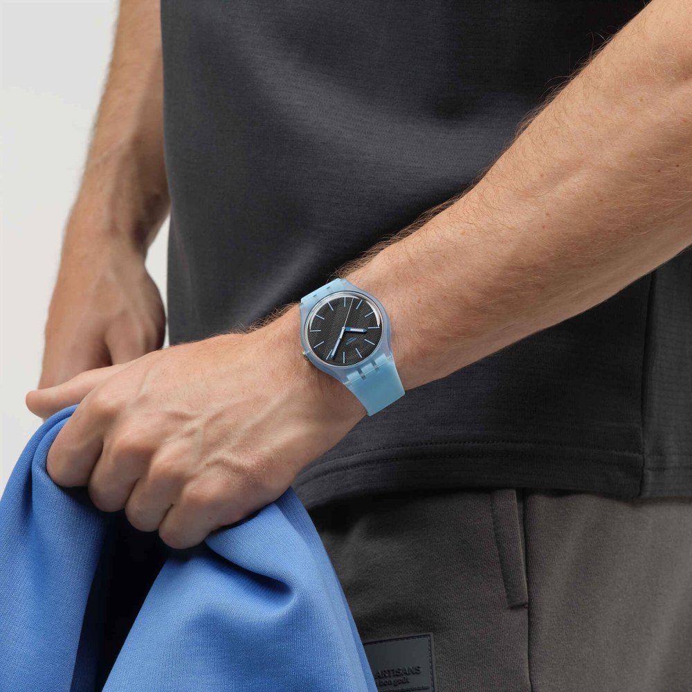 Swatch - Blue Moves - Quadrante Nero - Azzurro