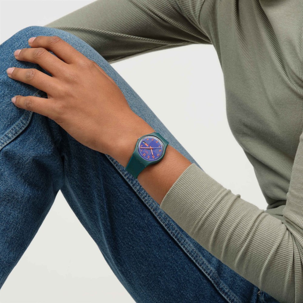 Swatch - Pattern Formation - Quadrante Blu - Silicone