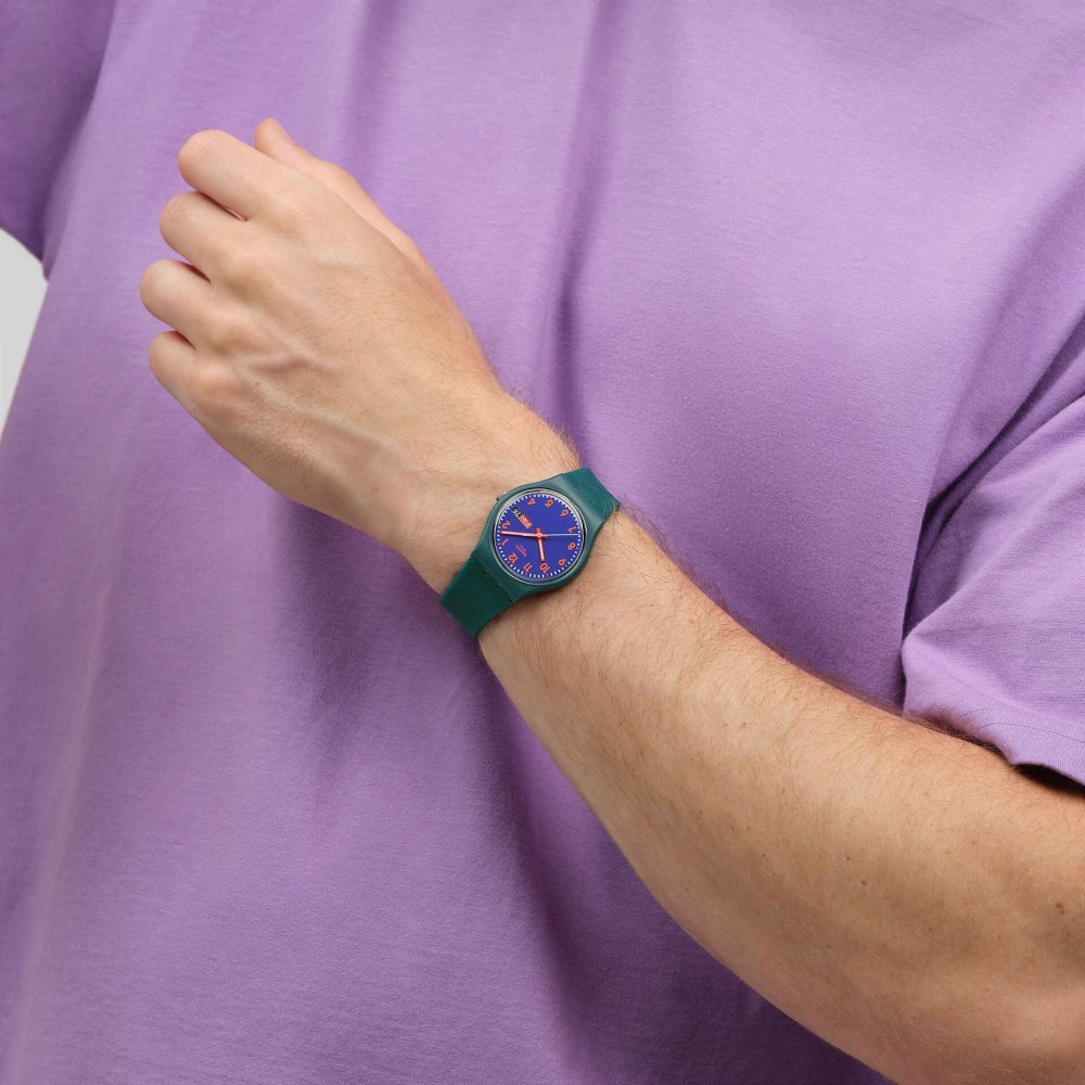Swatch - Pattern Formation - Quadrante Blu - Silicone