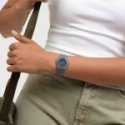 Swatch - Tile Dial Modell - Quadrante Blu - Silicone