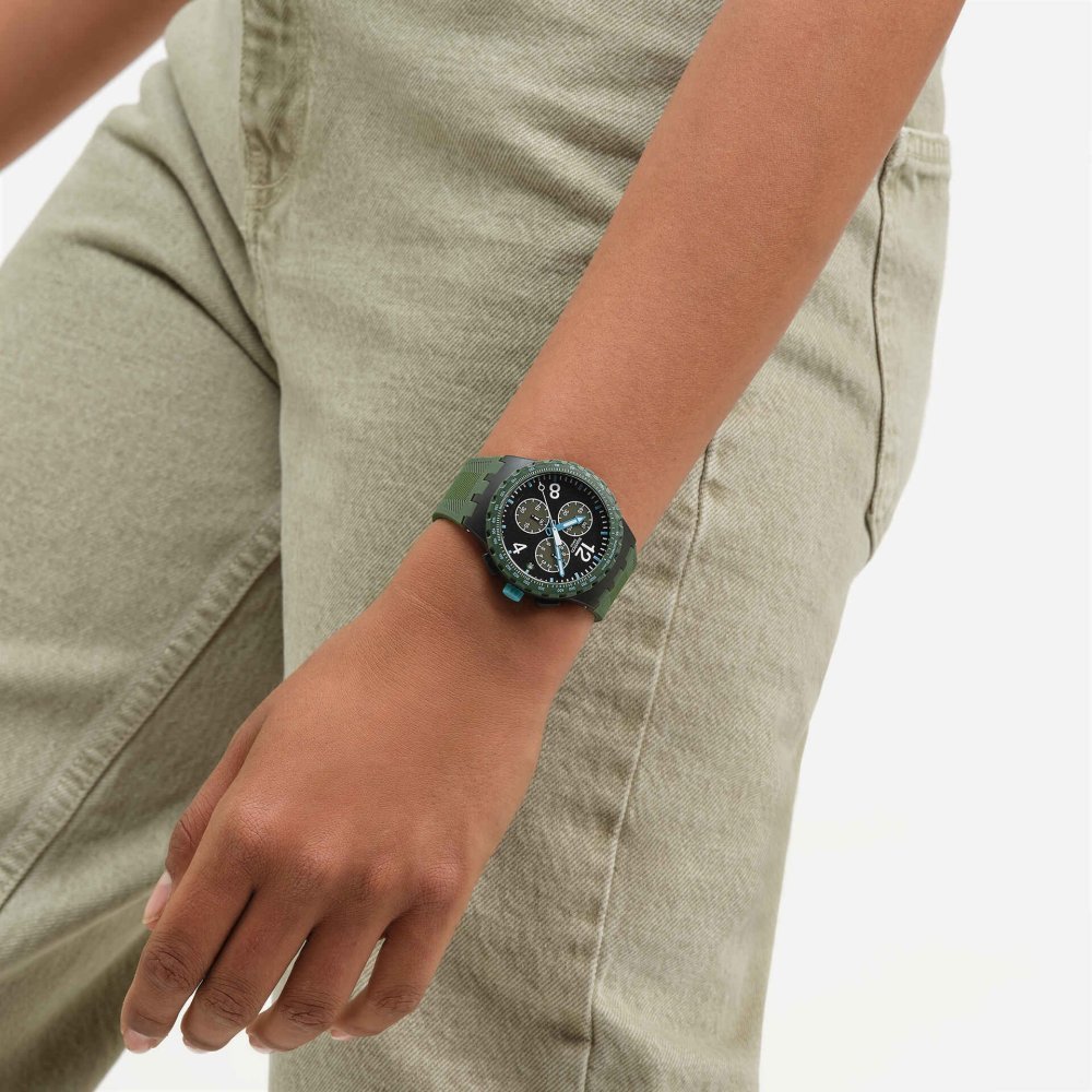 Swatch - Olive Rush - Cronografo - Verde