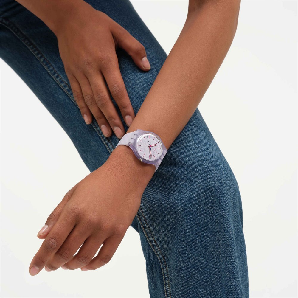 Swatch - Lavendaze Modell - Viola - Silicone