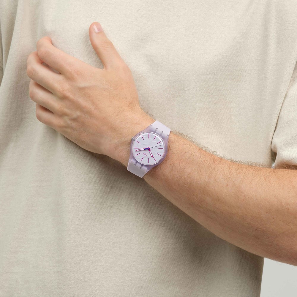 Swatch - Lavendaze Modell - Viola - Silicone