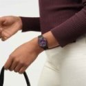 Swatch - Weaving Wonders - Quadrante Viola - Silicone