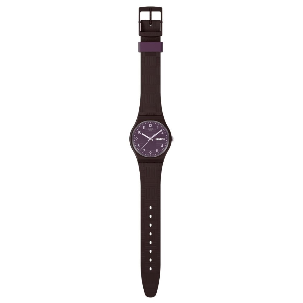 Swatch - Weaving Wonders - Quadrante Viola - Silicone