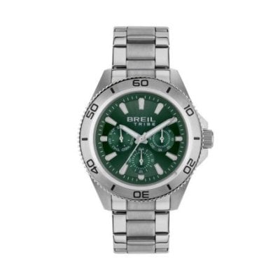 Breil Tribe - Chrono Gent 42 Mm - Acciaio - Verde