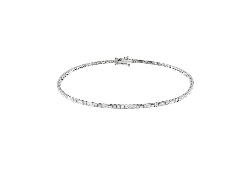 Salvini - Bracciale Tennis - Oro Bianco - Diamante