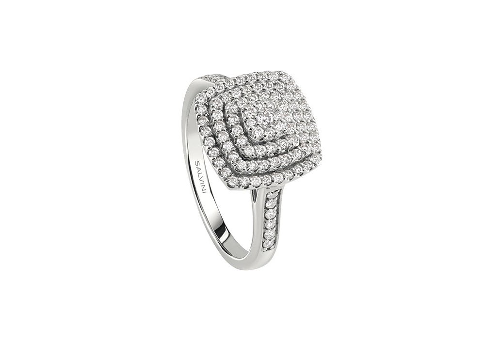 Salvini - Anello Bagliori - Oro Bianco - Diamante